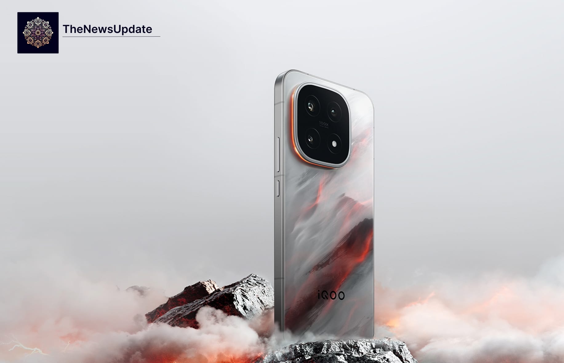 iQOO 15 India launch first look with black and white finishes