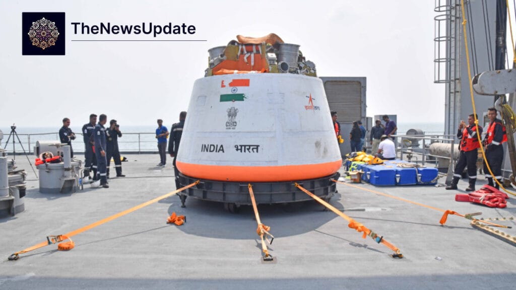 Gaganyaan parachute drop test