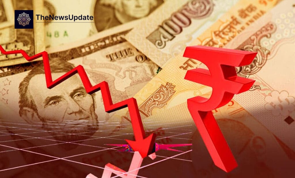 Rupee Falls to Record Low