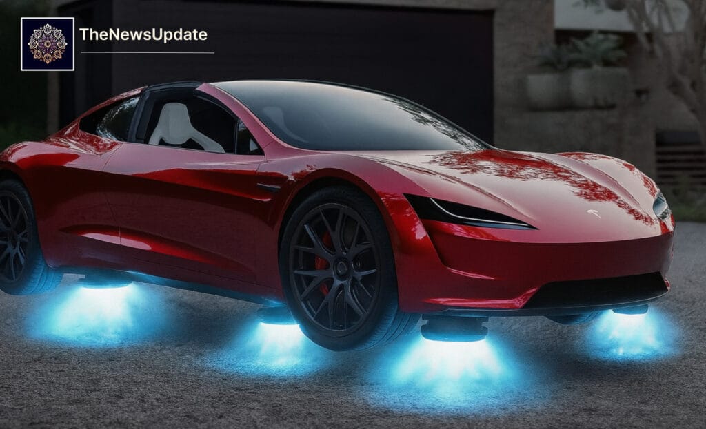 Tesla flying car demo 2025 by Elon Musk