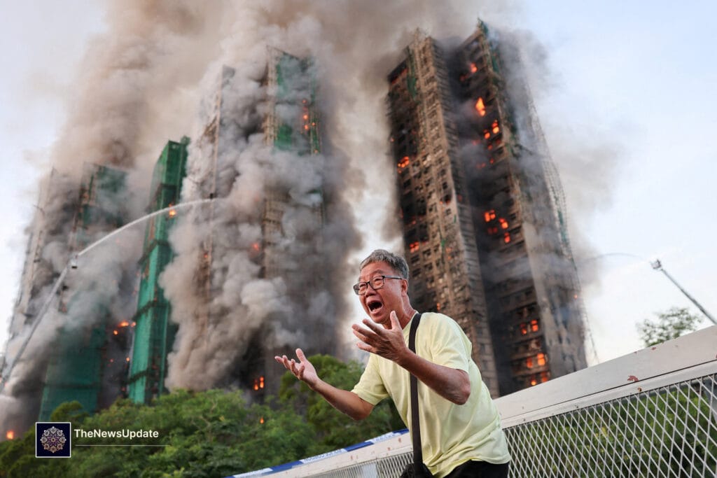 Hong kong tower blocks fire: at least 13 dead as flames rip through tai po estate — table of contents background: wang fuk...