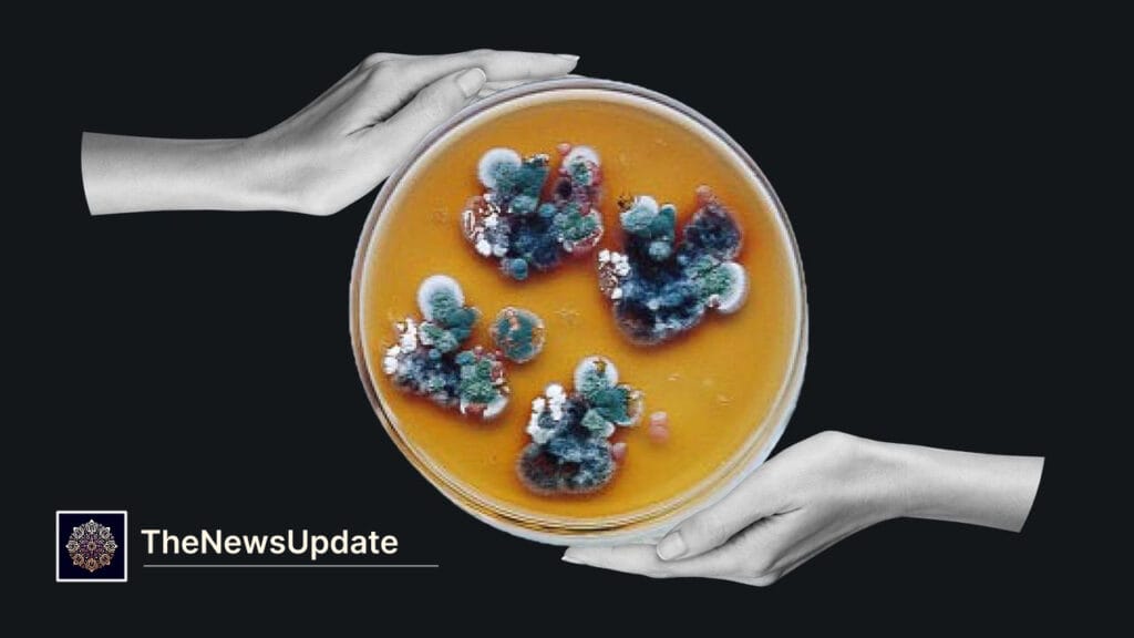 Chernobyl black fungus growing in reactor ruins