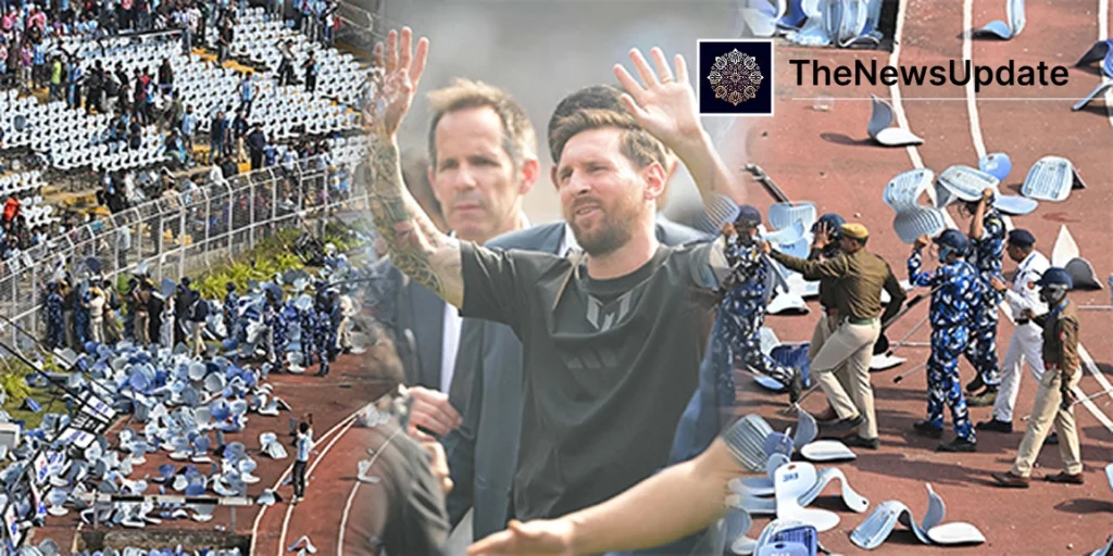 Messi India event chaos at Kolkata Salt Lake Stadium