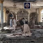 Damage inside Imam Ali ibn Abi Talib mosque in Homs after deadly explosion during Friday prayers
