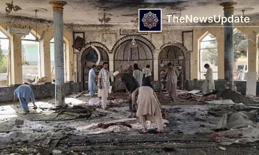 Damage inside Imam Ali ibn Abi Talib mosque in Homs after deadly explosion during Friday prayers