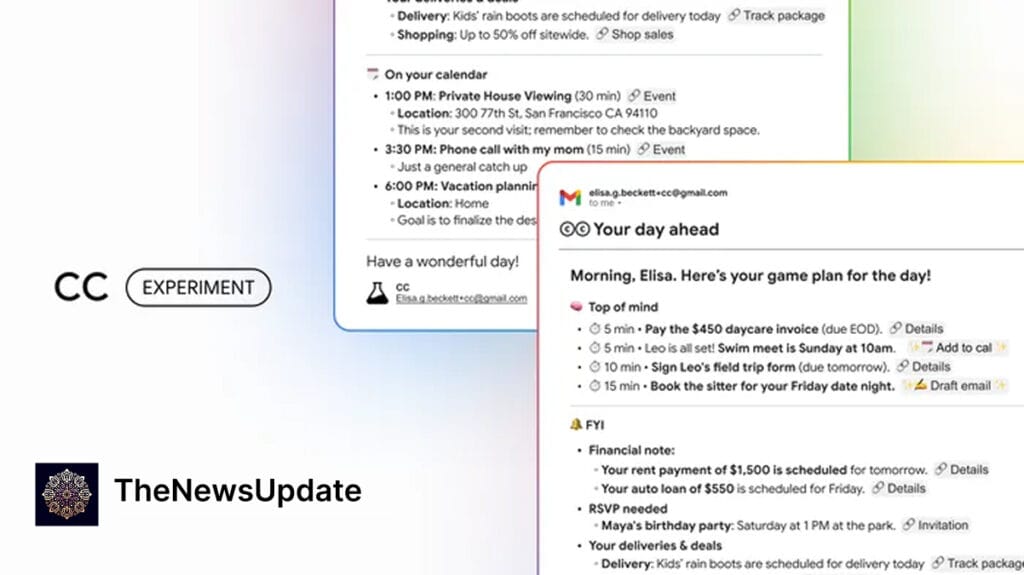 Google labs launches cc: an experimental ai agent connecting gmail, drive, and calendar — table of contents introduction to...