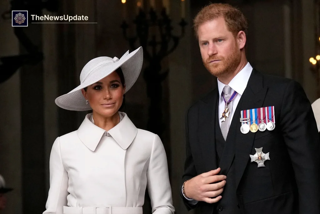 Why did harry and meghan leave the royal family? — prince harry, duke of sussex, and meghan markle, duchess of sussex,...
