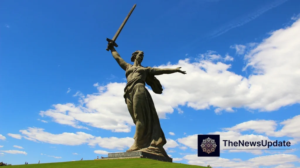 Mother russia statue behind putin: the untold history of the iconic sculpture in ekaterina hall — table of contents...