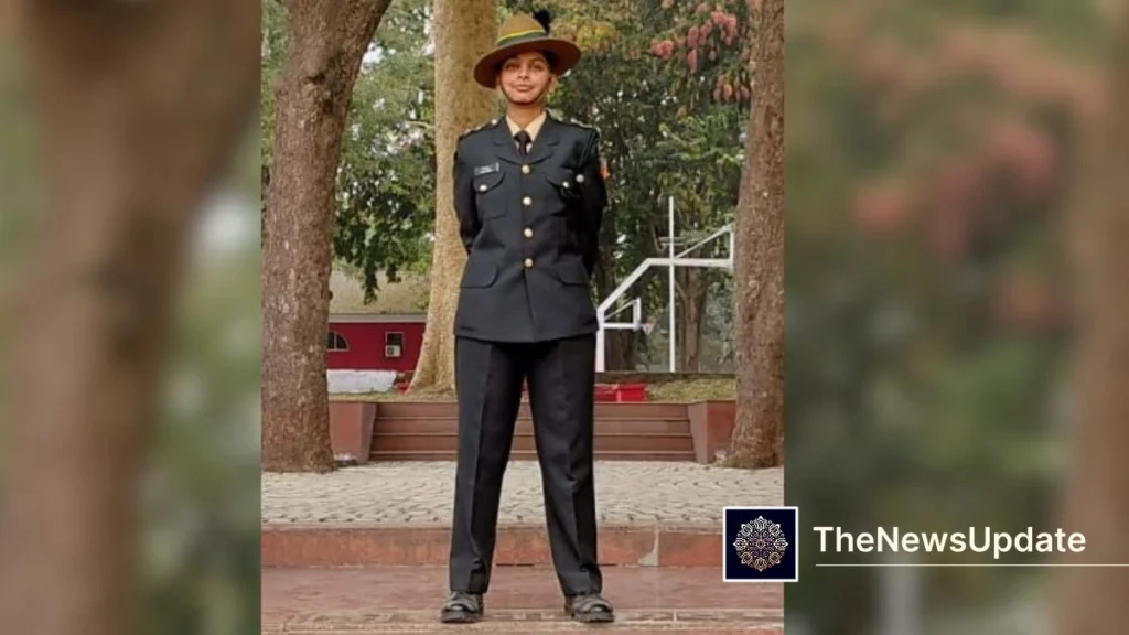 Sai Jadhav becomes the first woman officer to pass out from the Indian Military Academy in Dehradun, breaking a 93-year-old record