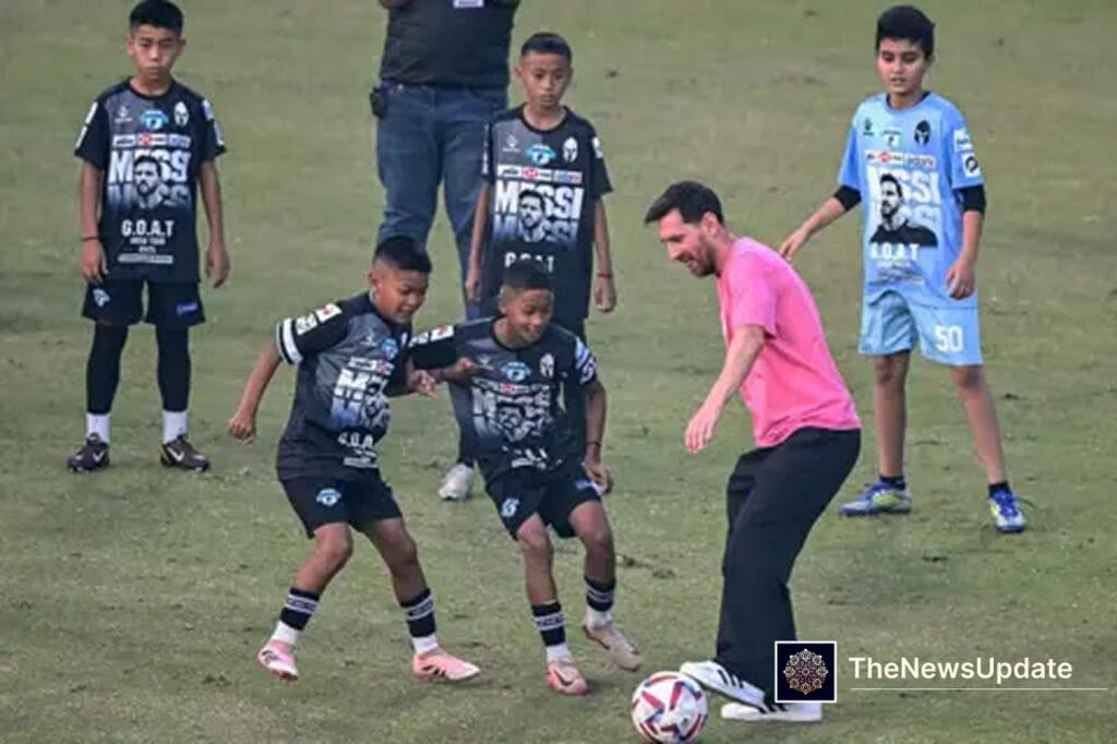 Smooth end to messi india tour after kolkata chaos — by the news update| updated: 17 december 2025 messi interacts with fans...