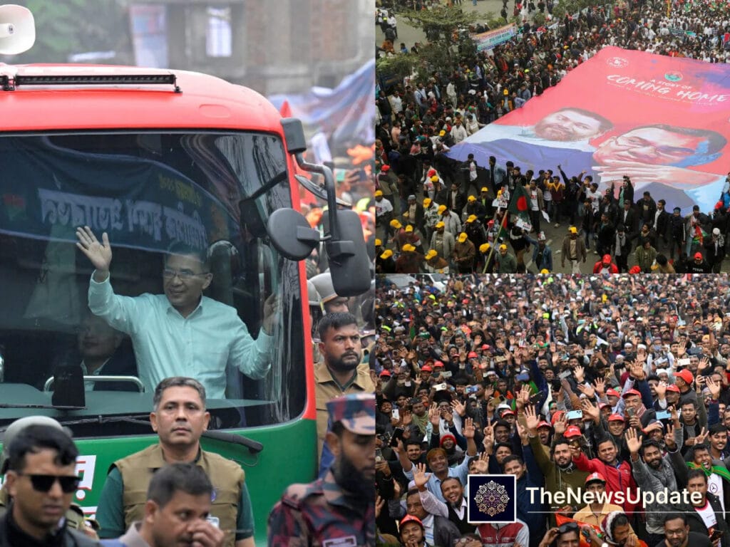 I have a plan: tarique rahman invokes martin luther king jr at dhaka rally — tarique rahman addressing supporters after...