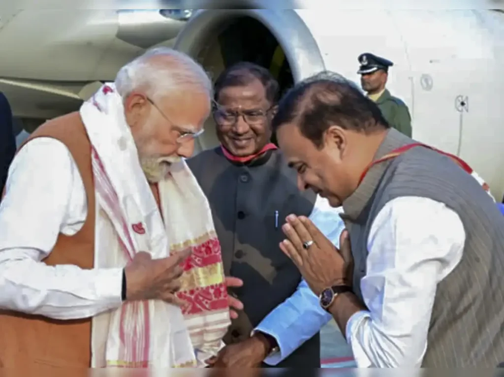 ‘sir to ensure infiltrators are out, congress giving them protection’: pm modi in assam — prime minister narendra modi on...