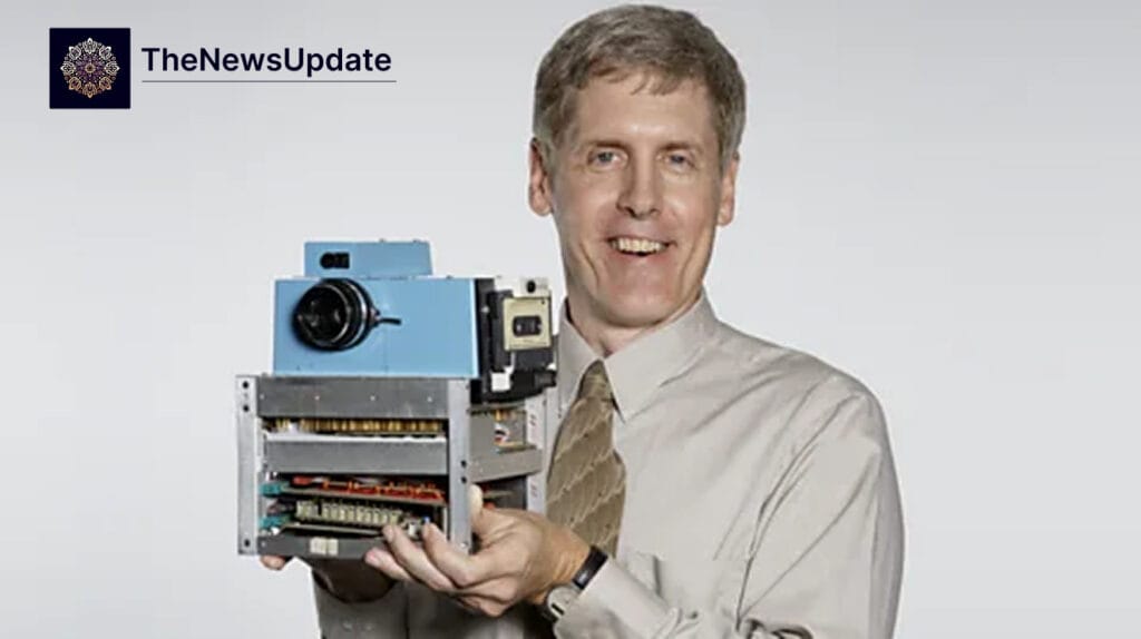 A 'toaster with a lens': the story behind the first handheld digital camera — steve sasson pictured with the digital camera...