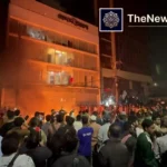 Protesters set fire to Bangladesh newspaper offices in Dhaka