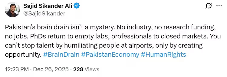 Pakistan brain drain: 5,000 doctors, 11,000 engineers exit as asim munir’s ‘brain gain’ claim backfires — table of contents...