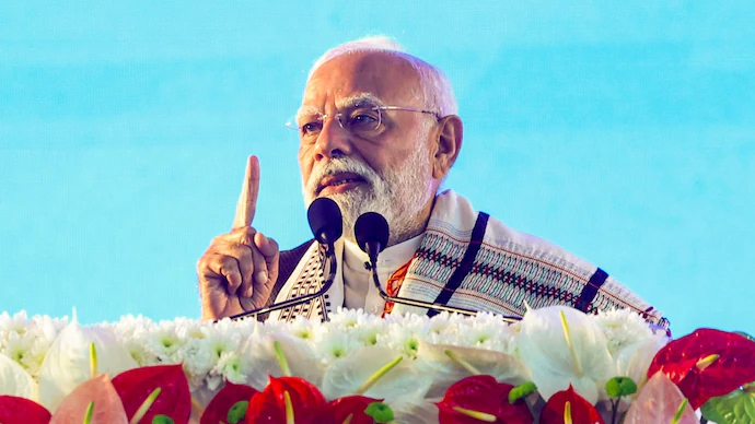 ‘sir to ensure infiltrators are out, congress giving them protection’: pm modi in assam — prime minister narendra modi on...