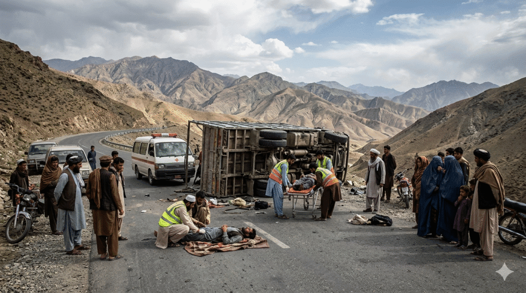 Afghanistan truck crash kills 18 returnees, including children — deadly highway accident shocks eastern afghanistan a...