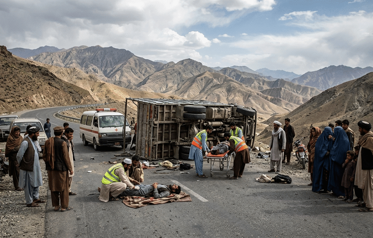 Afghanistan truck crash kills 18 returnees, including children — deadly highway accident shocks eastern afghanistan a...