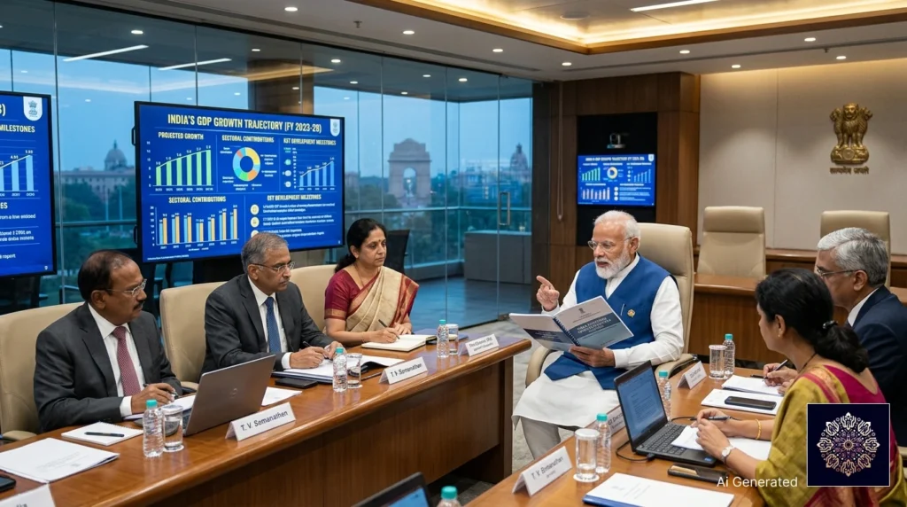 Frame_1000000998 (17) — key highlights prime minister narendra modi reviewed india's economic growth measures and...