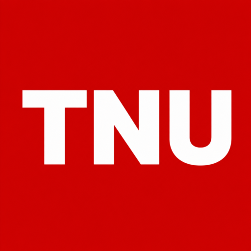 TNU logo – The News Update white text on a red square background
